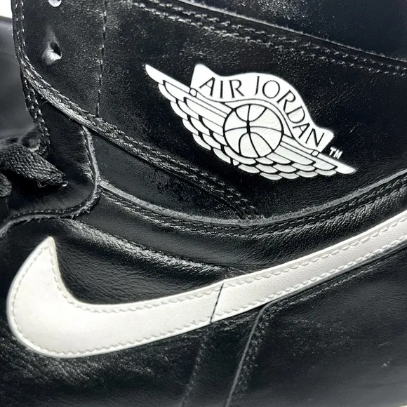 Nike Air Jordan 1 Retro High OG YIN YANG Black Sneakers Shoes * Size 18 * RARE!