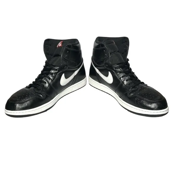 Nike Air Jordan 1 Retro High OG YIN YANG Black Sneakers Shoes * Size 18 * RARE!