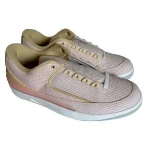 Nike Air Jordan 2 Retro Low Craft Pink Seersucker Atmosphere Sneakers Size 8.5