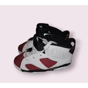 Nike Air Jordan 6 Retro Carmine Sneakers Shoes Boys size 10C