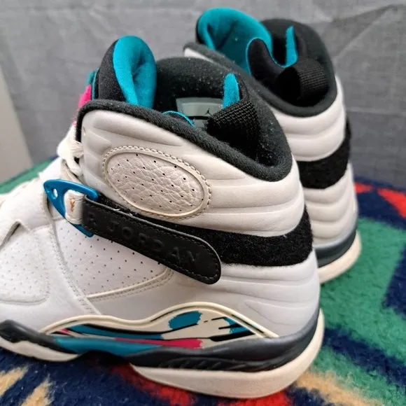 Nike Air Jordan 8 Retro South Beach 305381-113 Size 9 Men's Shoes