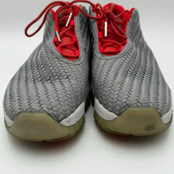 NIKE AIR JORDAN | Men's 9.5 Wolf Grey Basketball Athletic Shoes Sneakers Low Top