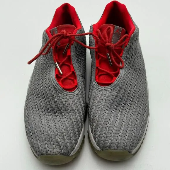 NIKE AIR JORDAN | Men's 9.5 Wolf Grey Basketball Athletic Shoes Sneakers Low Top