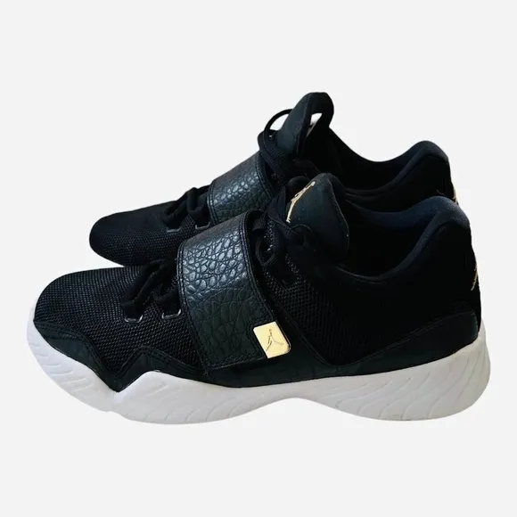 NIKE Air Jordans Men's Jordan J23 Black Gold Men Basketball Shoes Sport Sneakers