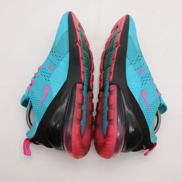Nike Air Max 270 South Beach Mens Size 9 Shoes Blue Black BV6078-400
