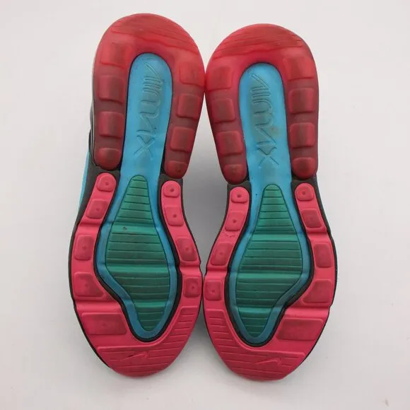 Nike Air Max 270 South Beach Mens Size 9 Shoes Blue Black BV6078-400