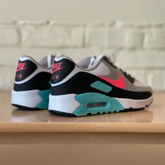 Nike Air Max 90 G South Beach Vice Hot Punch White Golf Shoes Sizes CU9978-133