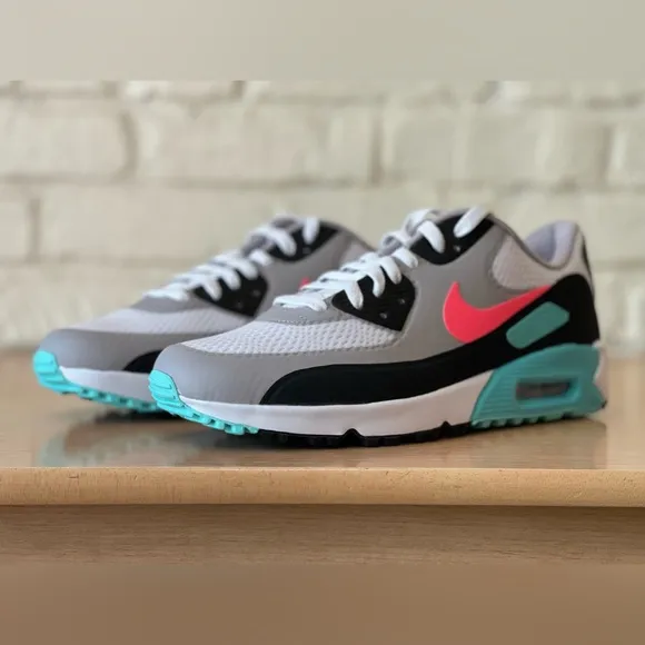 Nike Air Max 90 G South Beach Vice Hot Punch White Golf Shoes Sizes CU9978-133