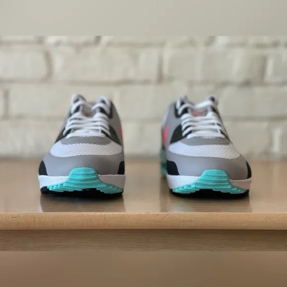 Nike Air Max 90 G South Beach Vice Hot Punch White Golf Shoes Sizes CU9978-133