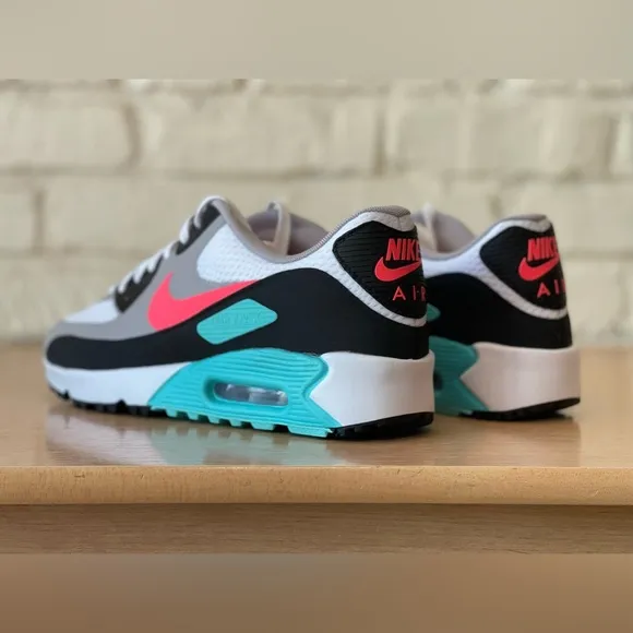 Nike Air Max 90 G South Beach Vice Hot Punch White Golf Shoes Sizes CU9978-133