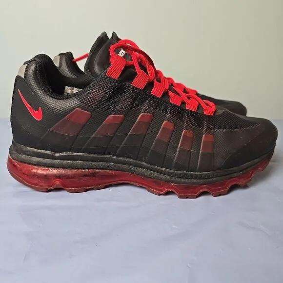 Nike Air Max 95  BB‎ Black Sport Red 511307-061 Size 10.5 Mens Shoes