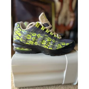 Nike Air Max 95‎ Neon Green &amp; Gray Sneakers Athletic Shoes Youth Size 6.5Y