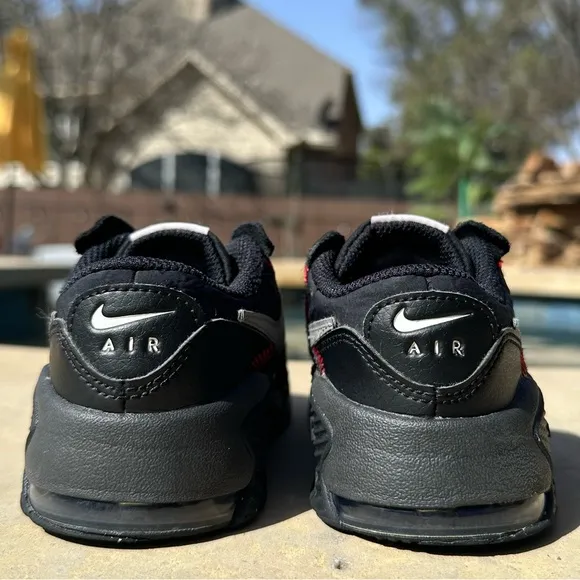 Nike Air Max Excee TD Black Sport &amp; Red - Toddler Size 9C (CD6893-016)