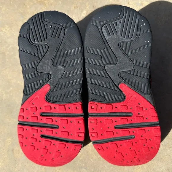 Nike Air Max Excee TD Black Sport &amp; Red - Toddler Size 9C (CD6893-016)