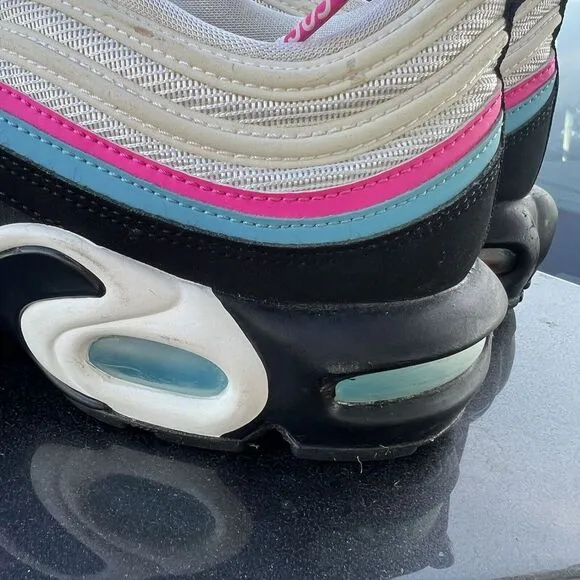 NIKE AIR MAX PLUS 97 MIAMI SOUTH BEACH SHOES SIZE 11 MENS AV7936-101 SNEAKERS