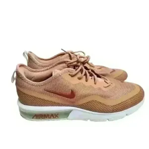 NIKE Air Max Sequent 4.5 Rose Gold Dusty Peach BQ8824 600  Womens Size 9