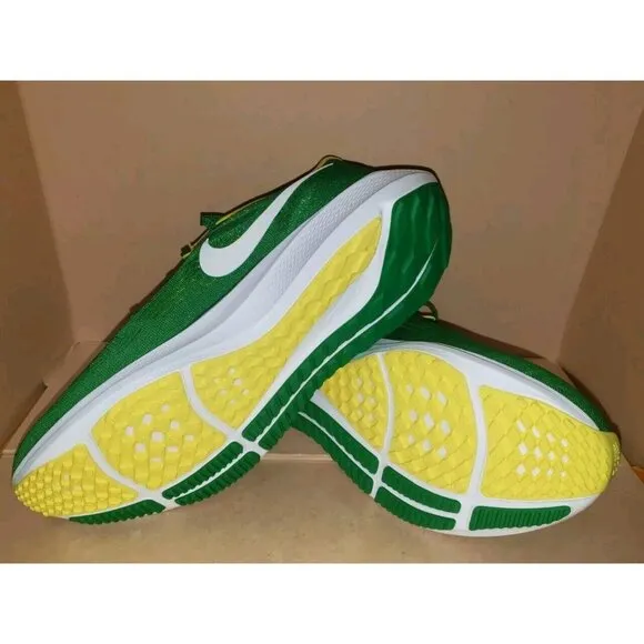 NIKE AIR PEGASUS 39 OREGON DUCKS UNIVERSITY GREEN/YELLOW MEN'S Size 10 NEW