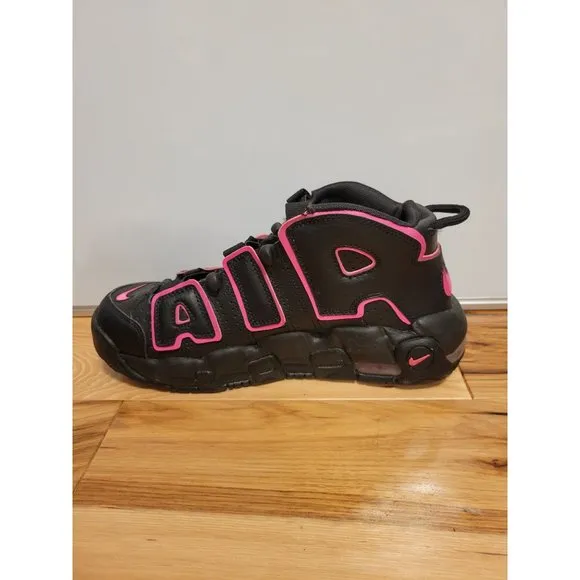 Nike Air Pink Blast Size 6 Youth  girls Sneaker shoes 41508 003 slip on tie on