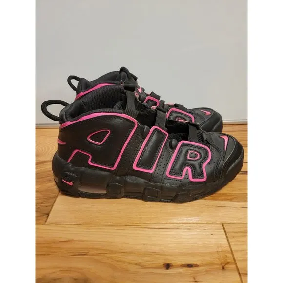 Nike Air Pink Blast Size 6 Youth  girls Sneaker shoes 41508 003 slip on tie on