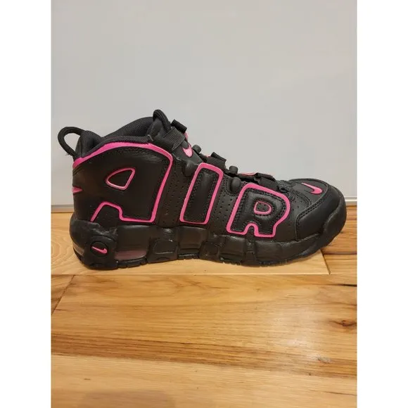 Nike Air Pink Blast Size 6 Youth  girls Sneaker shoes 41508 003 slip on tie on
