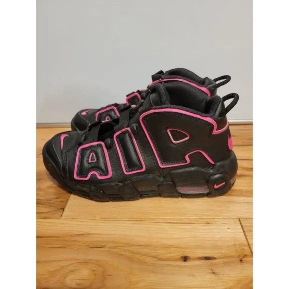 Nike Air Pink Blast Size 6 Youth  girls Sneaker shoes 41508 003 slip on tie on