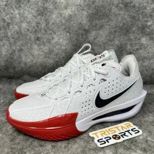 Nike Air Zoom GT Cut 3 Basketball Shoes Mens Size 8.5 Red White Blue HM9425-100