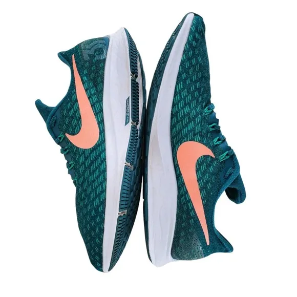 Nike Air Zoom Pegasus 35 Shoes Mens 9.5 Geode Teal Green Running Athletic Gym