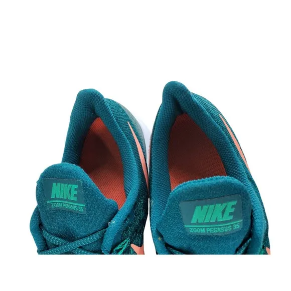 Nike Air Zoom Pegasus 35 Shoes Mens 9.5 Geode Teal Green Running Athletic Gym
