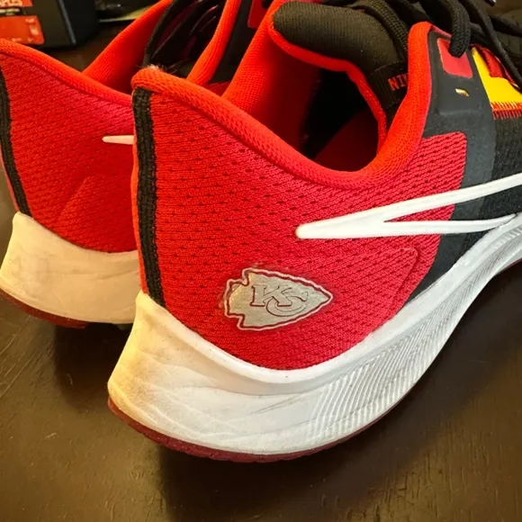 Nike Air Zoom Pegasus 38 Men's Running Shoes (NFL KC Chiefs), Sz 10.5