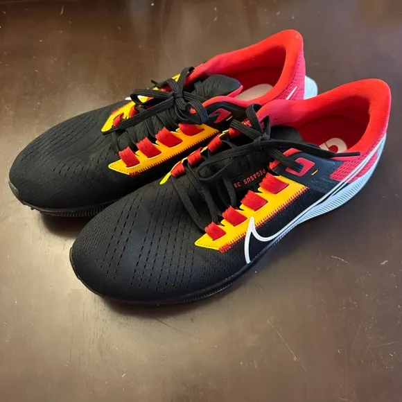 Nike Air Zoom Pegasus 38 Men's Running Shoes (NFL KC Chiefs), Sz 10.5
