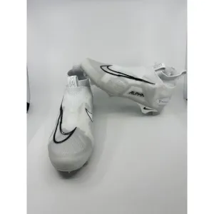 Nike Alpha Menace Elite 3 Football Cleats Mens Size 8 Platinum White CT6648-109