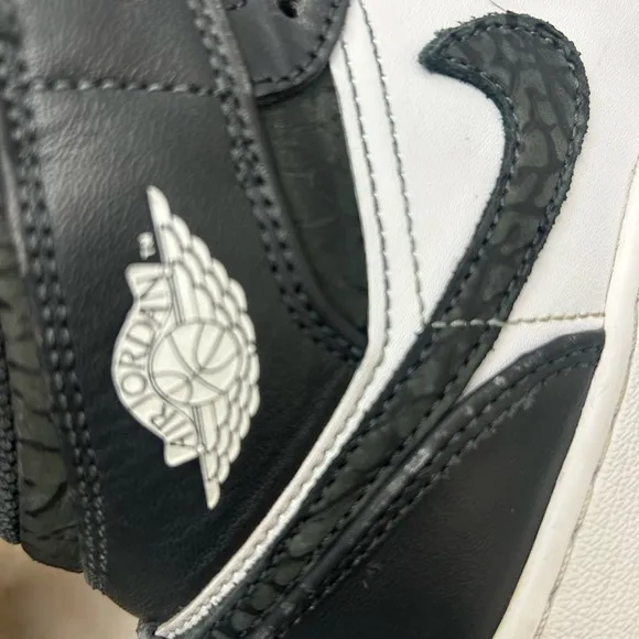 Nike Black and White High-Top Boots