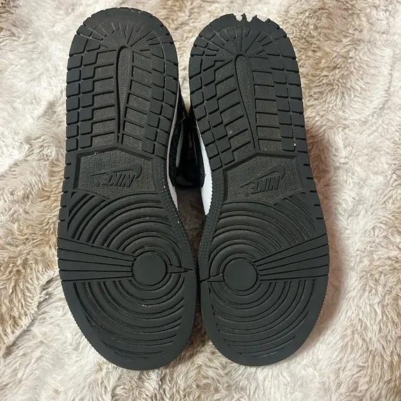 Nike Black and White High-Top Boots