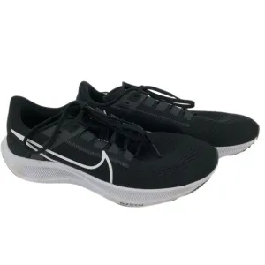 Nike Black White Breathable Comfort Athletic Shoes | Lace-Up Closure