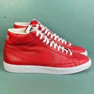 Nike Blazer Mid Premium 'Game Red' sneaker shoes mens size  10