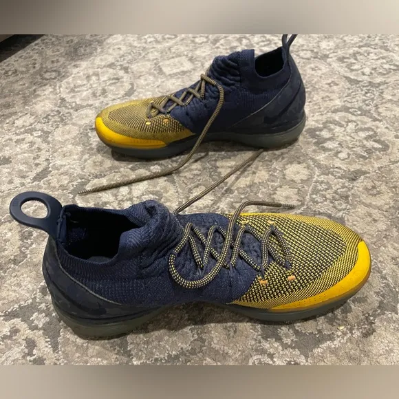 Nike Blue and Yellow Athletic Sneakers