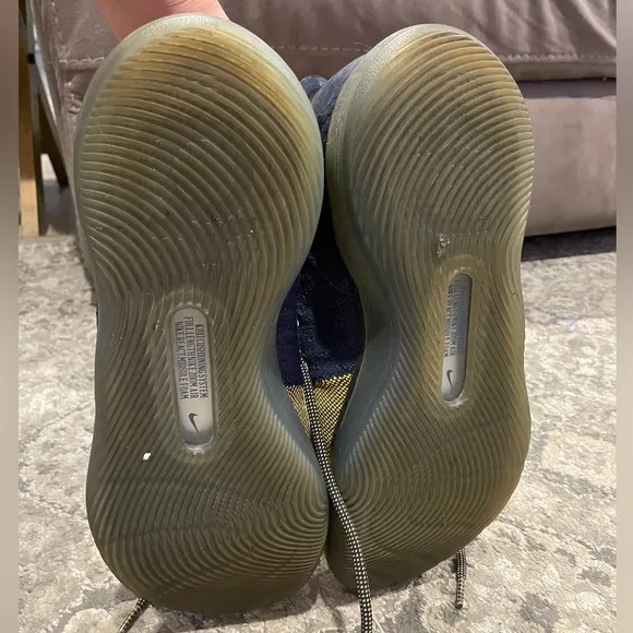 Nike Blue and Yellow Athletic Sneakers