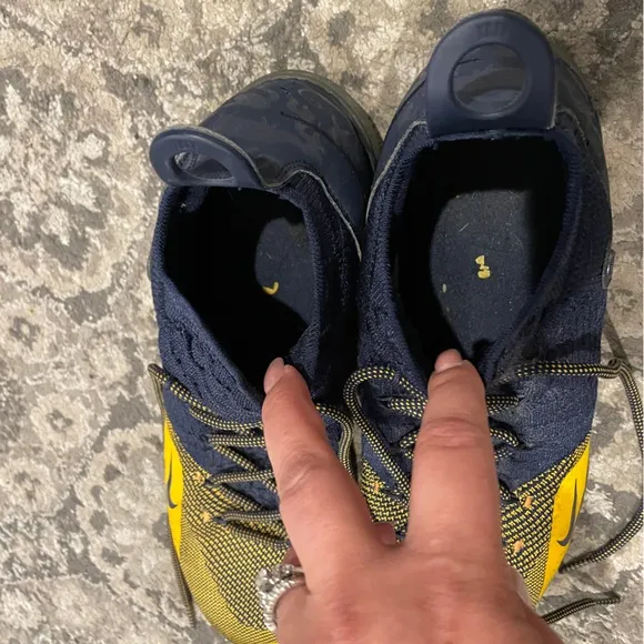 Nike Blue and Yellow Athletic Sneakers