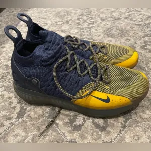 Nike Blue and Yellow Athletic Sneakers