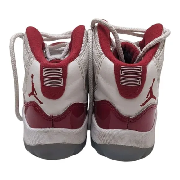 Nike Boys Air Jordan 11 378039-116 Cherry Basketball Shoes Sneakers Size 11C