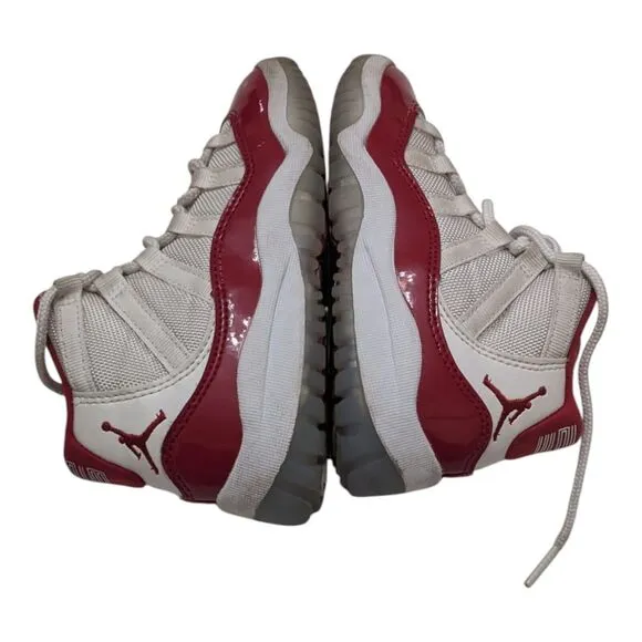 Nike Boys Air Jordan 11 378039-116 Cherry Basketball Shoes Sneakers Size 11C