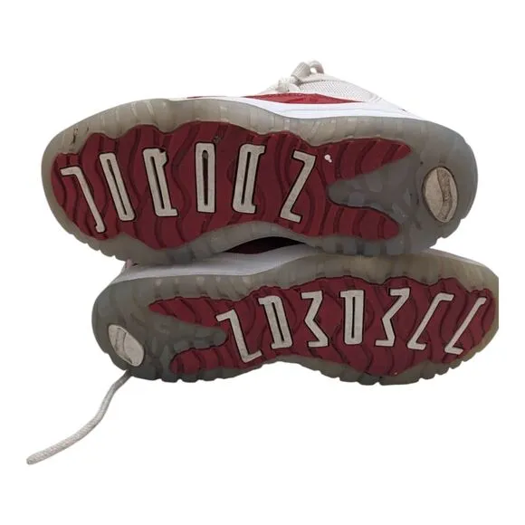 Nike Boys Air Jordan 11 378039-116 Cherry Basketball Shoes Sneakers Size 11C