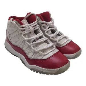 Nike Boys Air Jordan 11 378039-116 Cherry Basketball Shoes Sneakers Size 11C