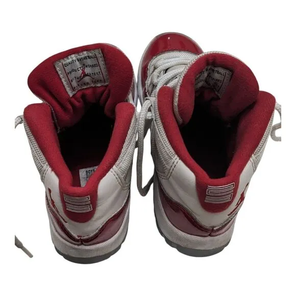 Nike Boys Air Jordan 11 378039-116 Cherry Basketball Shoes Sneakers Size 11C