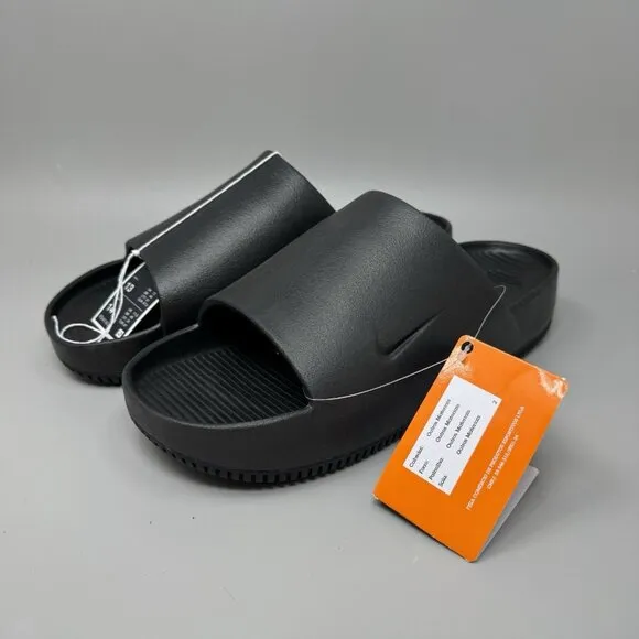 Nike Calm Slide Black Noir Men’s Size 13 Slip On Brand New No Box FD4116-001