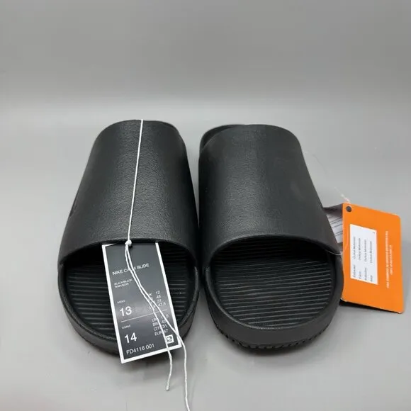 Nike Calm Slide Black Noir Men’s Size 13 Slip On Brand New No Box FD4116-001