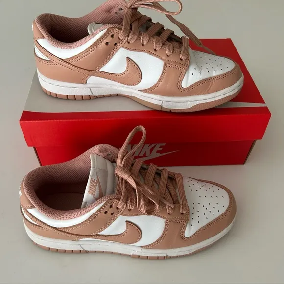 Nike Dunk Low in Rose Whisper Sneakers Trainers Tennis Shoes - DD1503-118