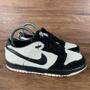 Nike Dunk Low Premium QS BG Premium Size 4Y (Women’s 5.5) Shoes Faux Fur Panda