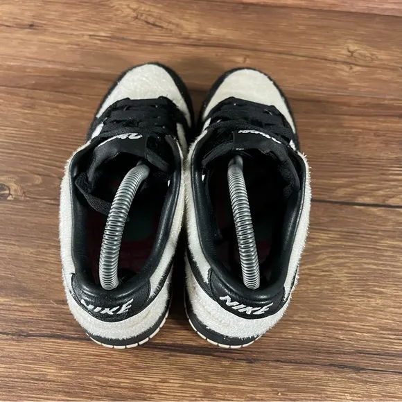 Nike Dunk Low Premium QS BG Premium Size 4Y (Women’s 5.5) Shoes Faux Fur Panda