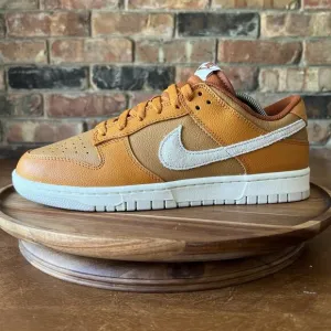 Nike Dunk Low Retro SE HJ9121-815 Monarch Flax-Dark Russet Shoes Men Size 10.5